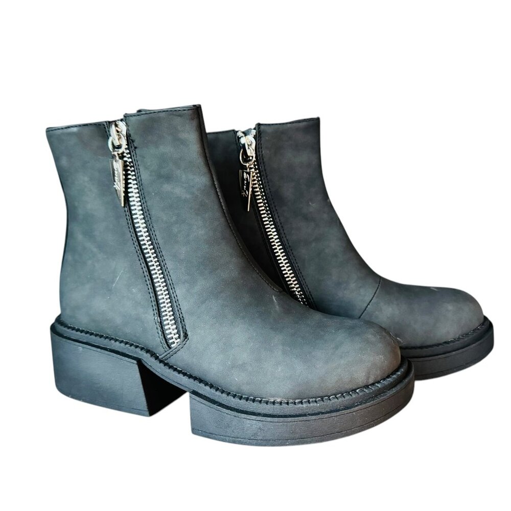 Seven7  black Combat Boot Style Size 9